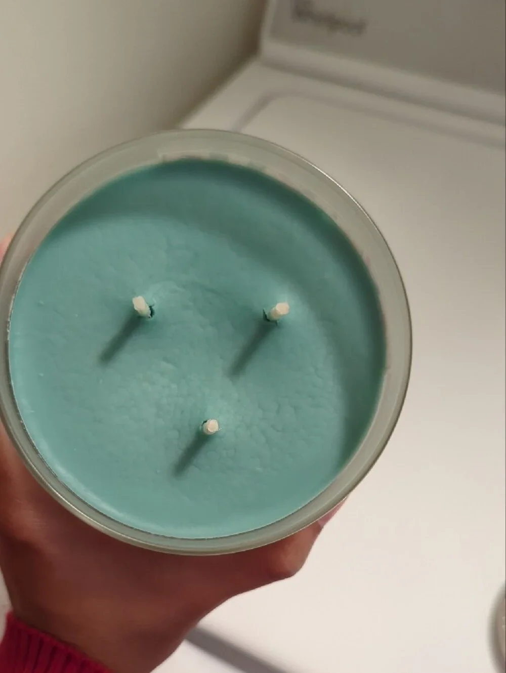 Bath & Body Works Top Shelf Elf Candle — Light Blue with Silver Lid